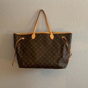 Louis Vuitton Neverfull GM Pivoine Tote - Brown, Includes Pouch